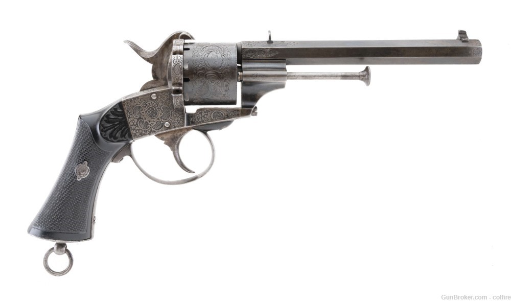 Lefaucheux 11mm Pinfire Revolver (AH6429)-img-1