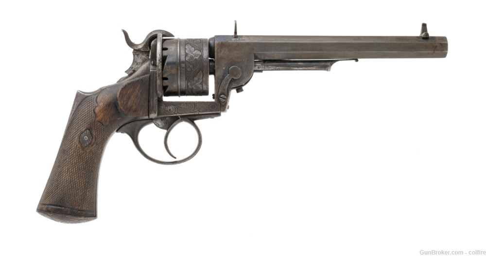 Scarce Pinfire Revolver by C. L. Loron (AH3624)-img-1