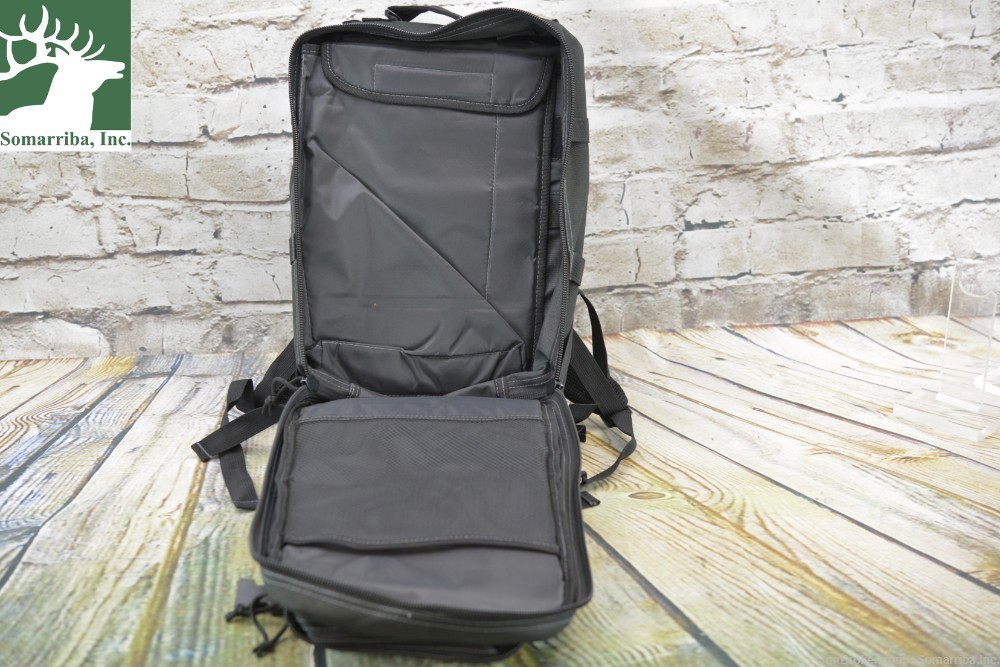 Glock AS02000 Multi-Purpose Backpack 1000 Denier Polyester Black 18" x 11" -img-3