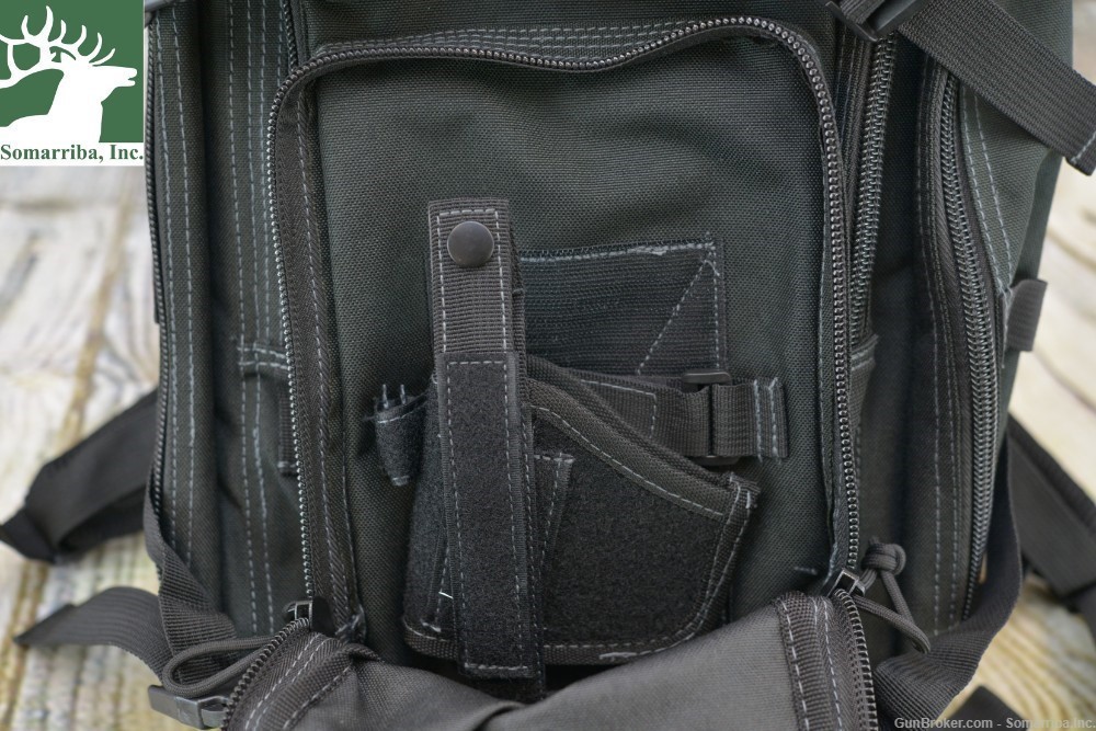 Glock AS02000 Multi-Purpose Backpack 1000 Denier Polyester Black 18" x 11" -img-2