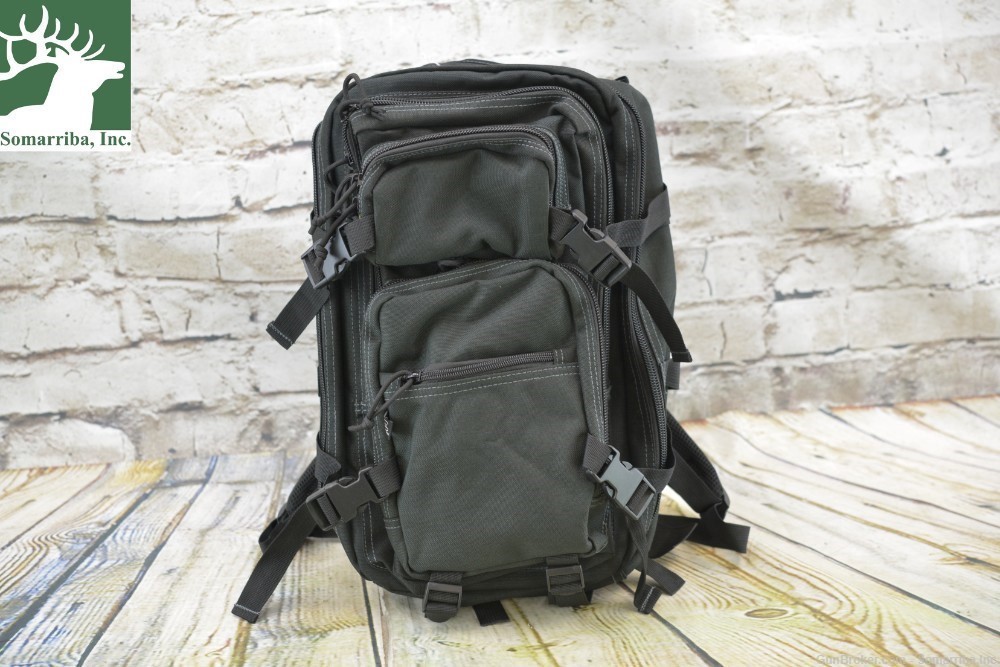 Glock AS02000 Multi-Purpose Backpack 1000 Denier Polyester Black 18" x 11" -img-0