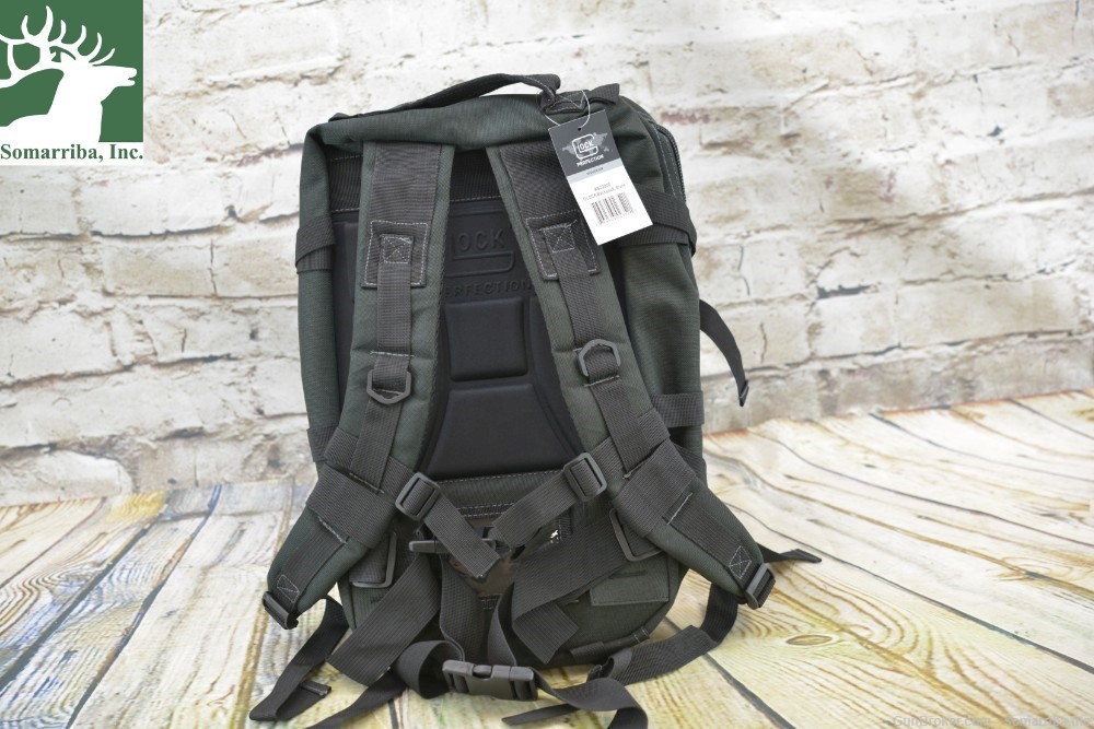 Glock AS02000 Multi-Purpose Backpack 1000 Denier Polyester Black 18" x 11" -img-1