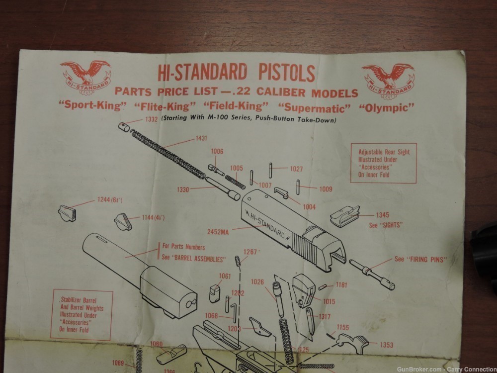 High Standard Supermatic Semi-Auto Pistol .22lr-img-6
