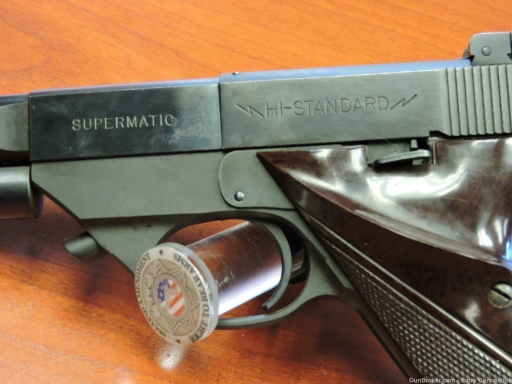 High Standard Supermatic Semi-Auto Pistol .22lr-img-5