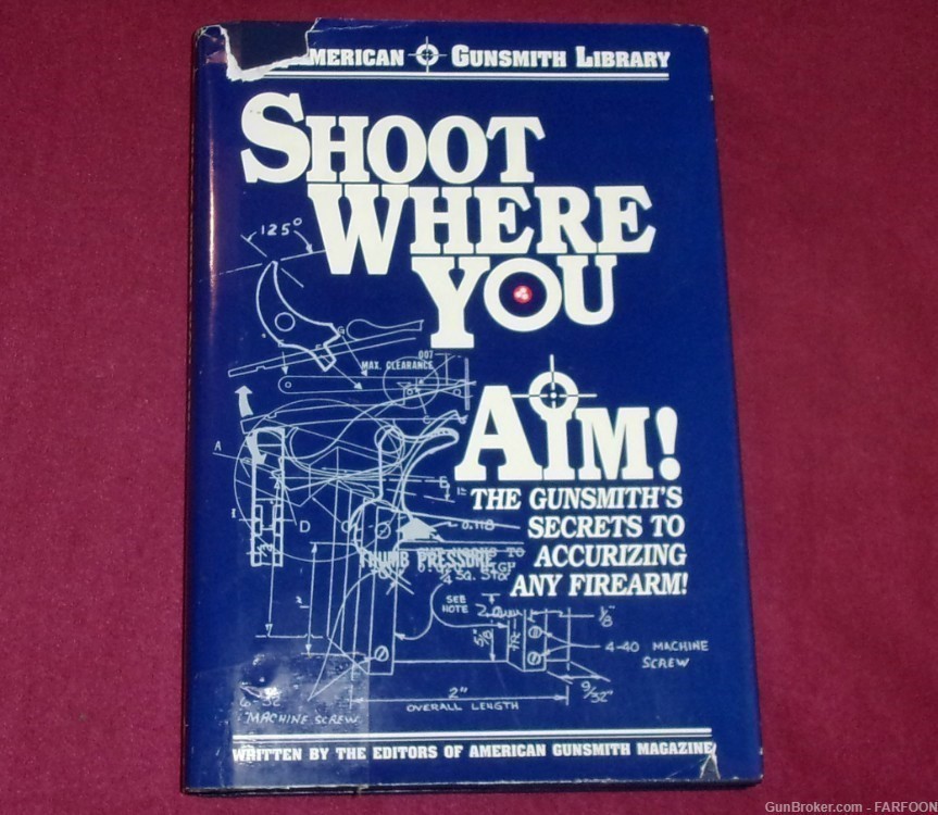 SHOOT WHERE YOU AIM, GUNSMITHS SECRETS TO ACCURIZING, 9.25"X6.5", 234 PGS.-img-0