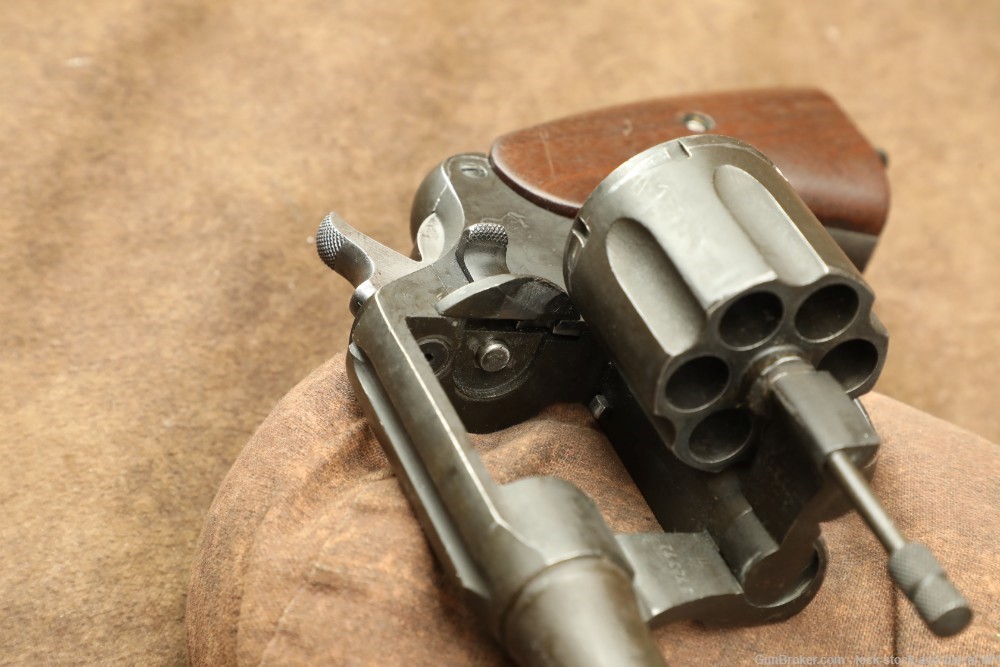 US Army WWI Colt Model 1917 M1917 .45 ACP 5.5” 6 Shot Revolver MFD 1918 C&R-img-17