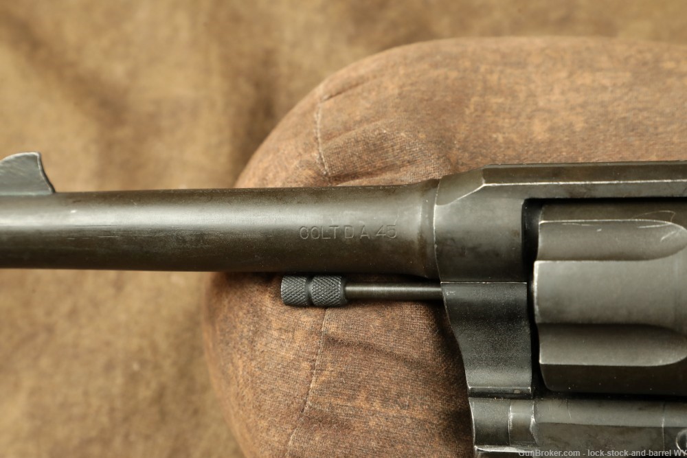 US Army WWI Colt Model 1917 M1917 .45 ACP 5.5” 6 Shot Revolver MFD 1918 C&R-img-19