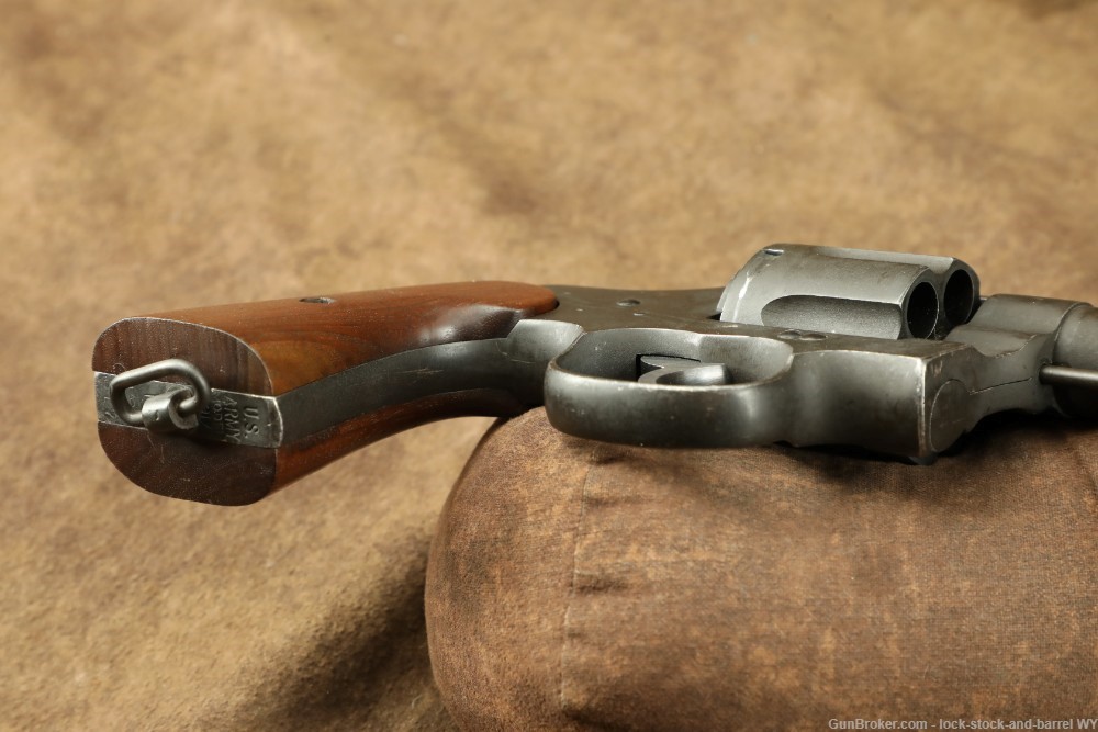 US Army WWI Colt Model 1917 M1917 .45 ACP 5.5” 6 Shot Revolver MFD 1918 C&R-img-9