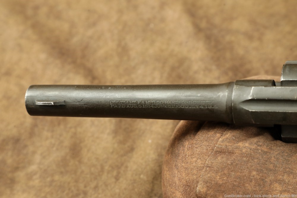 US Army WWI Colt Model 1917 M1917 .45 ACP 5.5” 6 Shot Revolver MFD 1918 C&R-img-18