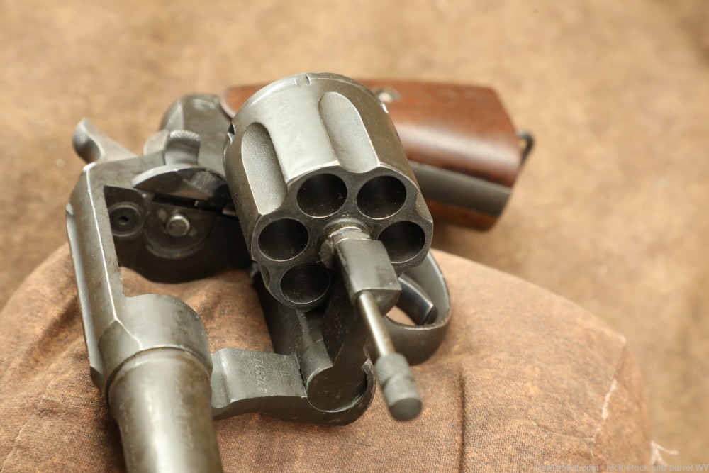 US Army WWI Colt Model 1917 M1917 .45 ACP 5.5” 6 Shot Revolver MFD 1918 C&R-img-16