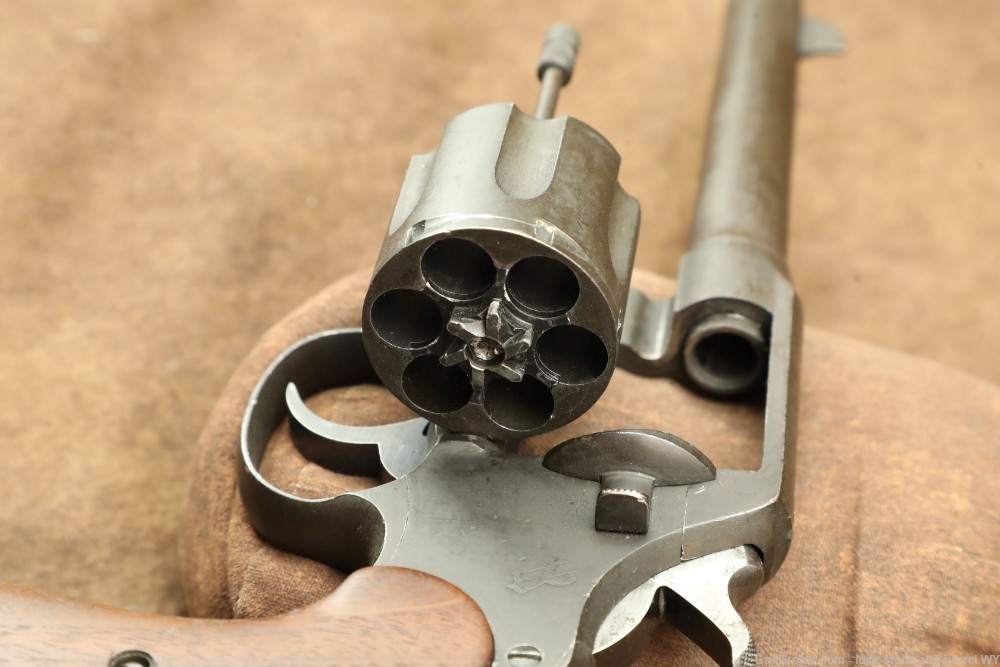 US Army WWI Colt Model 1917 M1917 .45 ACP 5.5” 6 Shot Revolver MFD 1918 C&R-img-14