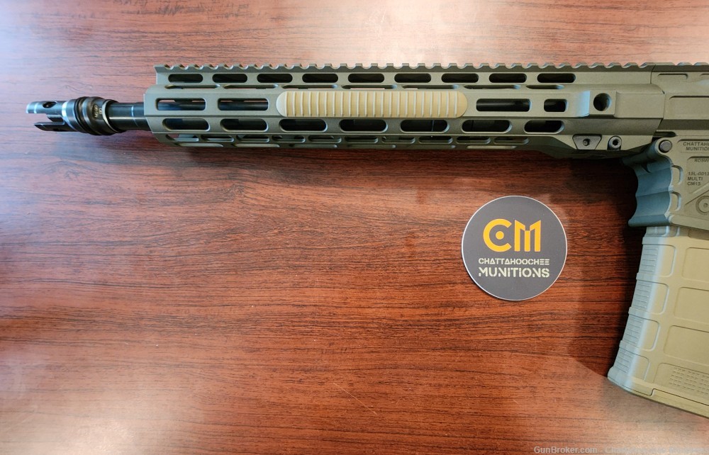 CM15 300 Blackout 14.5" P&W to 16" Rifle Cobalt Kinetics Green and Coyote -img-11