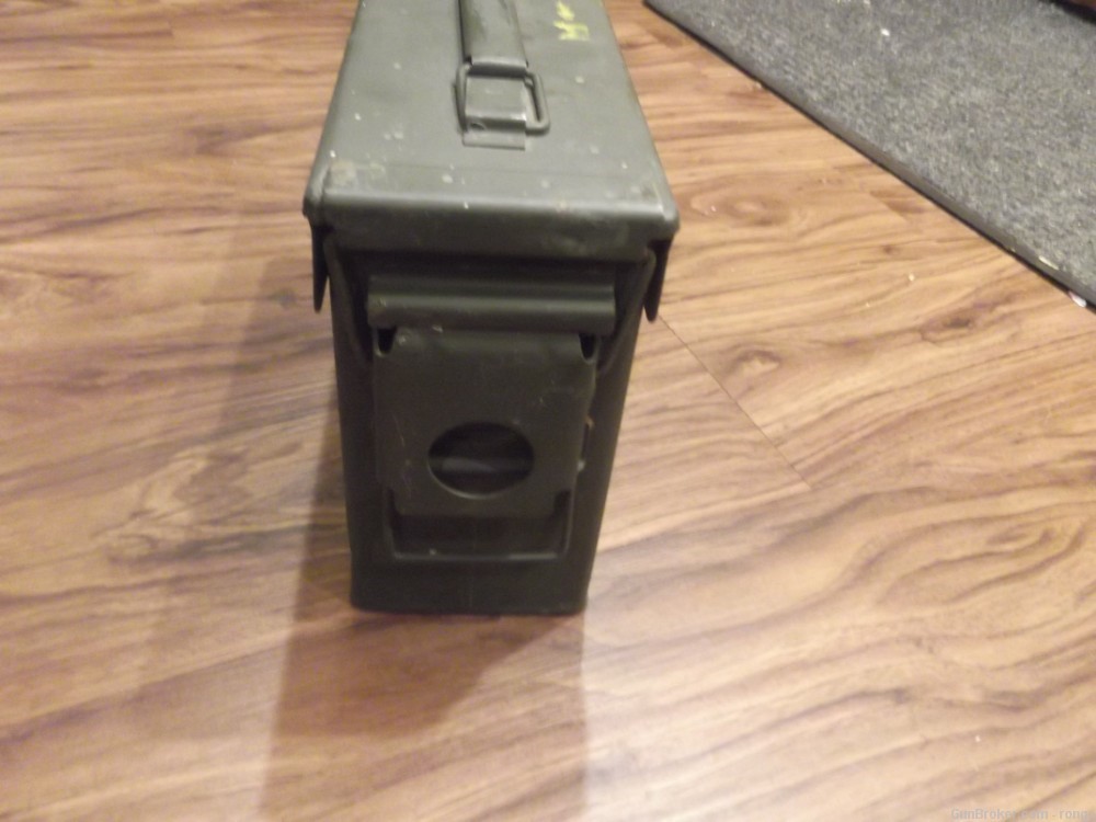 Military Surplus .50 + .30 Caliber Ammo Can Steel ODG-img-2