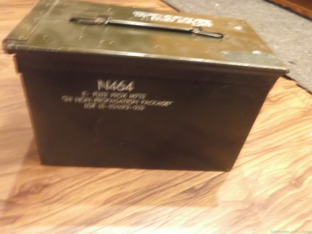 Military Surplus .50 + .30 Caliber Ammo Can Steel ODG-img-3