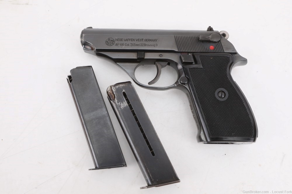 HEGE Hungarian FEG PPK Clone 32 Acp 3.5" West Germany 2 Mags C&R No Reserve-img-0