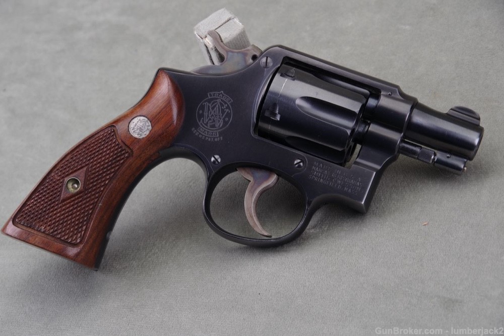 Excellent 1949 Smith & Wesson M&P Pre Model 10 with Original Box-img-11