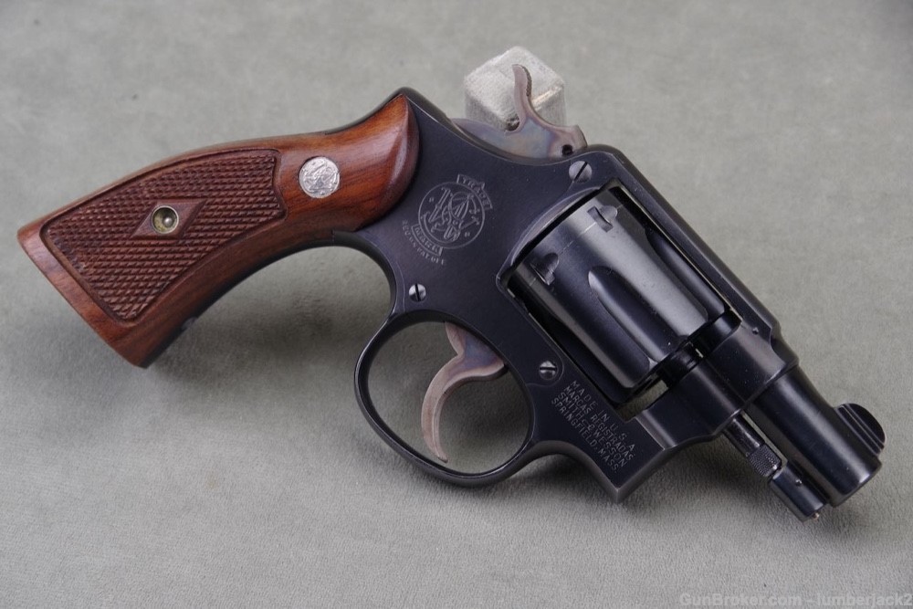 Excellent 1949 Smith & Wesson M&P Pre Model 10 with Original Box-img-32