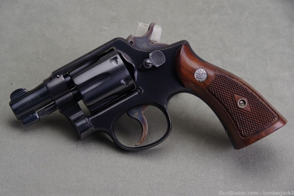 Excellent 1949 Smith & Wesson M&P Pre Model 10 with Original Box-img-5