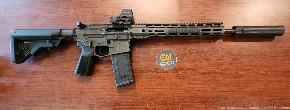 CM15 300 Blackout 14.5" P&W to 16" Rifle Black Tungsten and Black-img-13