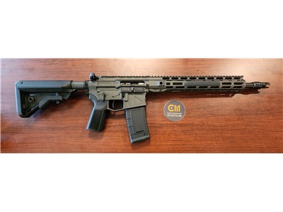 CM15 300 Blackout 14.5" P&W to 16" Rifle Black Tungsten and Black