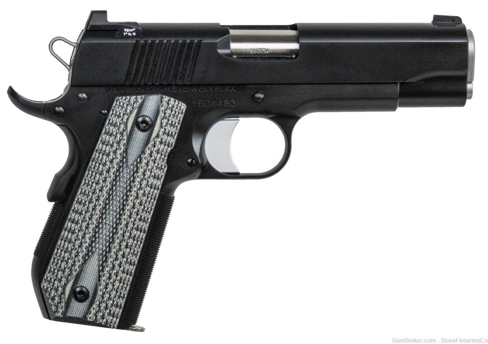 Dan Wesson V-Bob .45 ACP Semi-Auto Pistol 4.25" 8rd Black 01826-img-1