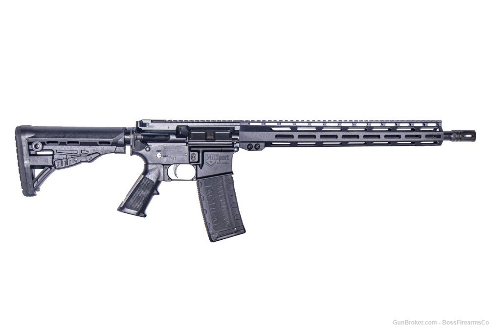 ATI American Tactical Inc. MilSport 5.56 NATO Semi-Auto Rifle 16" Black-img-0