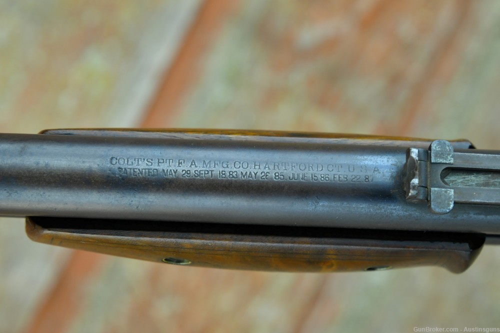 SHARP, ANTIQUE Colt Medium Frame Lightning Saddle Ring Carbine - 44-40 WCF-img-9