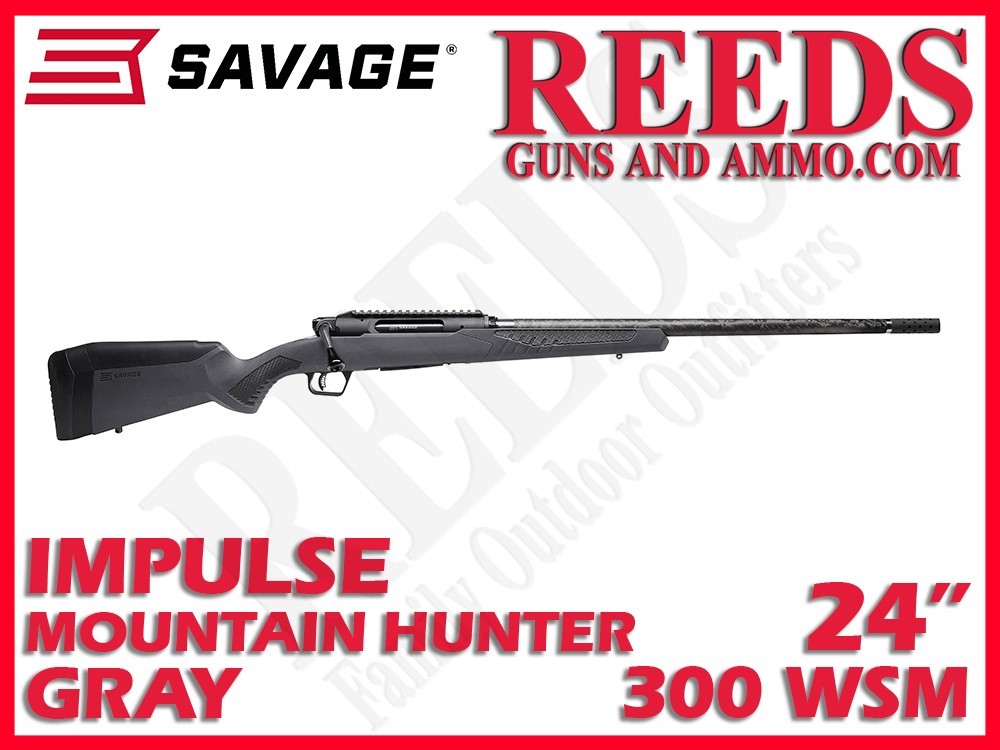 Savage Impulse Mountain Hunter Gray 300 WSM 24in 57896-img-0