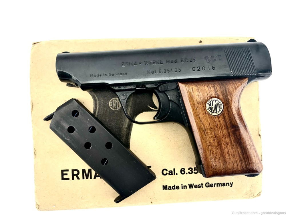 Erma EP 25 Semi Automatic Pistol Cal: 6.35mm 2.5 S-img-1