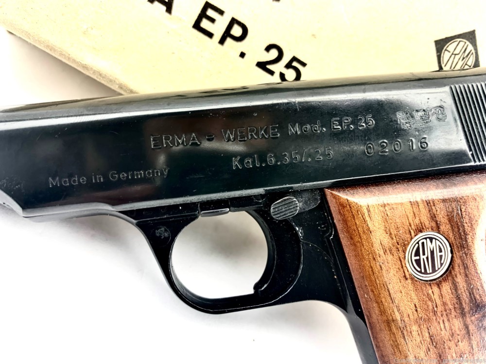 Erma EP 25 Semi Automatic Pistol Cal: 6.35mm 2.5 S-img-2