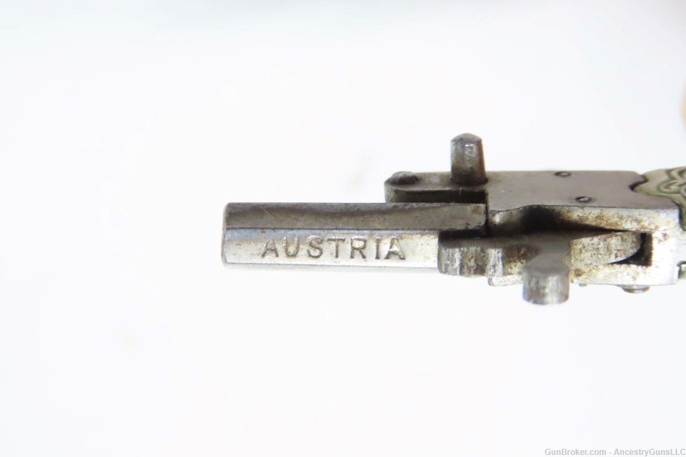 AUSTRIAN MADE “Original Berloque Pistolchen” MINIATURE 2mm PINFIRE Pistol  -img-5