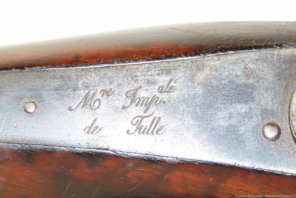“ZULU” Antique French MUSKET Liege Proofed TABATIERE Shotgun TULLE ARSENAL -img-5
