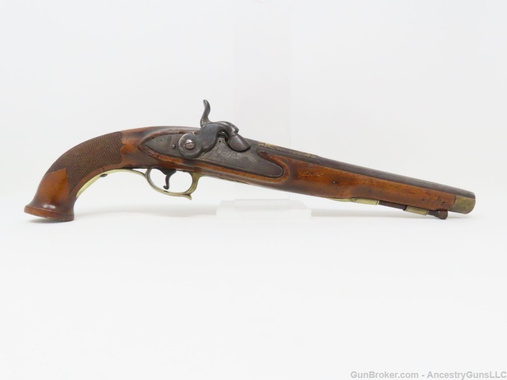 Circa 1720s DUTCH Pistol by NICOLAS JAMPSIN BOSSET A LIEGE .62 Cal Antique-img-1