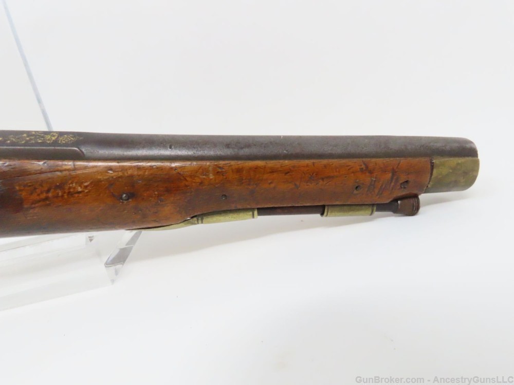 Circa 1720s DUTCH Pistol by NICOLAS JAMPSIN BOSSET A LIEGE .62 Cal Antique-img-4