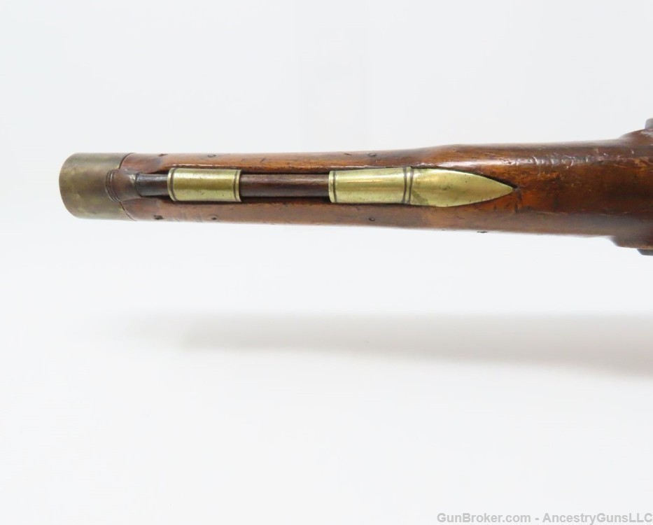 Circa 1720s DUTCH Pistol by NICOLAS JAMPSIN BOSSET A LIEGE .62 Cal Antique-img-7