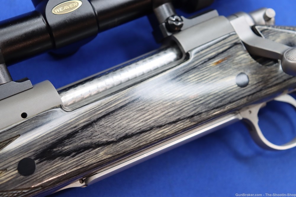 Remington 700 LH Rifle 338 WIN MAG 24" SS Custom WEAVER SCOPE LEFT HAND BA-img-10