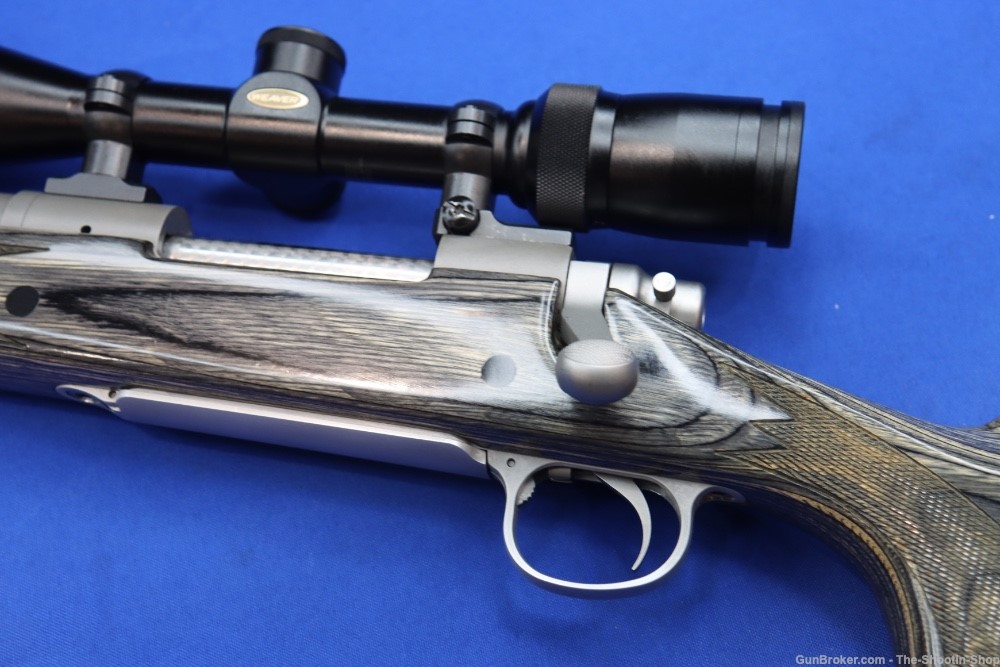 Remington 700 LH Rifle 338 WIN MAG 24" SS Custom WEAVER SCOPE LEFT HAND BA-img-3