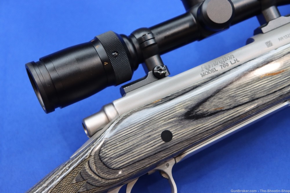 Remington 700 LH Rifle 338 WIN MAG 24" SS Custom WEAVER SCOPE LEFT HAND BA-img-18