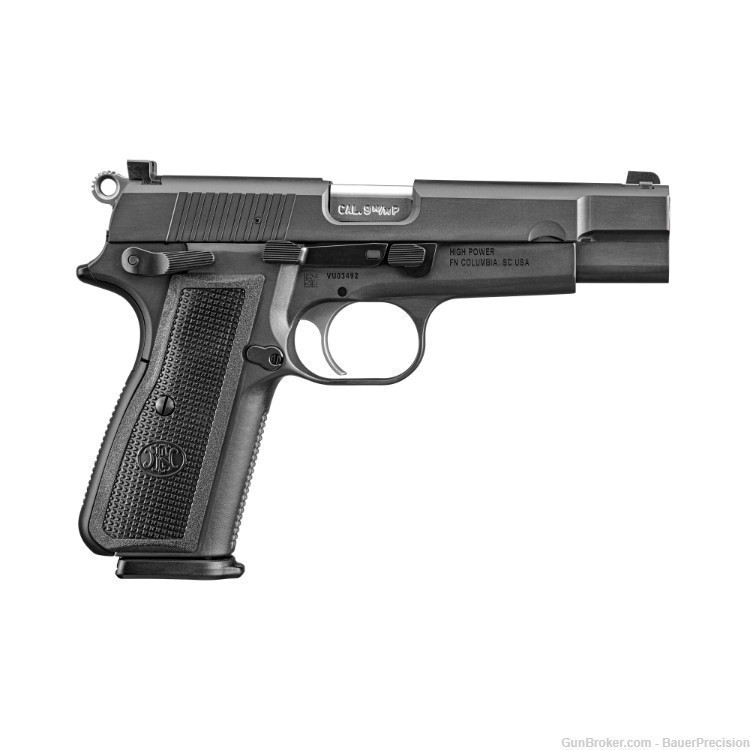 FN America High Power Pistol 9mm Black 17 Rd 66-100256*-img-0