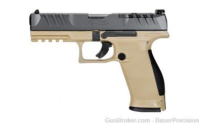Walther PDP Pistol 9MM 4.5" Barrel Black Slide/Tan Frame 18 Rds 2858380-img-0