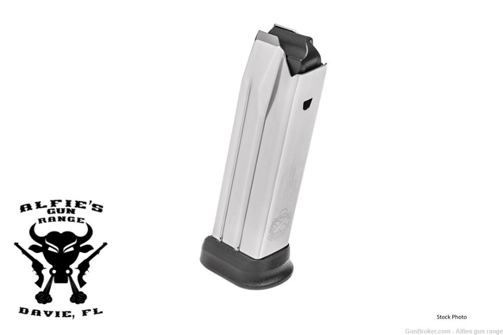 Springfield Armory XD-M ELITE AND XD-M MAGAZINE SILVER 9MM 20RD XDME5920-img-0