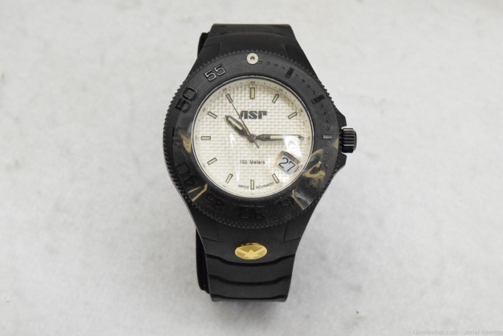 NEW IN BOX - ASP WATCH TACTICAL POLYMER WHITE FACE - WAREHOUSE FIND-img-1