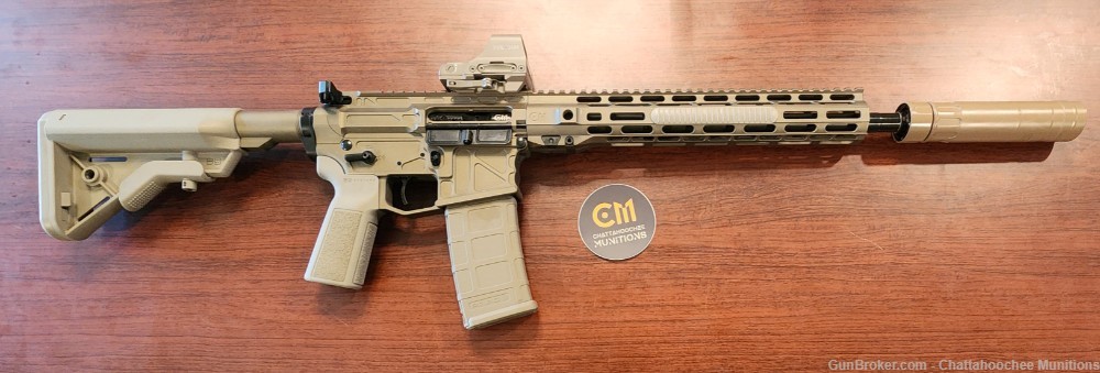CM15 300 Blackout 14.5" P&W to 16" Rifle Smoked Bronze and FDE-img-13