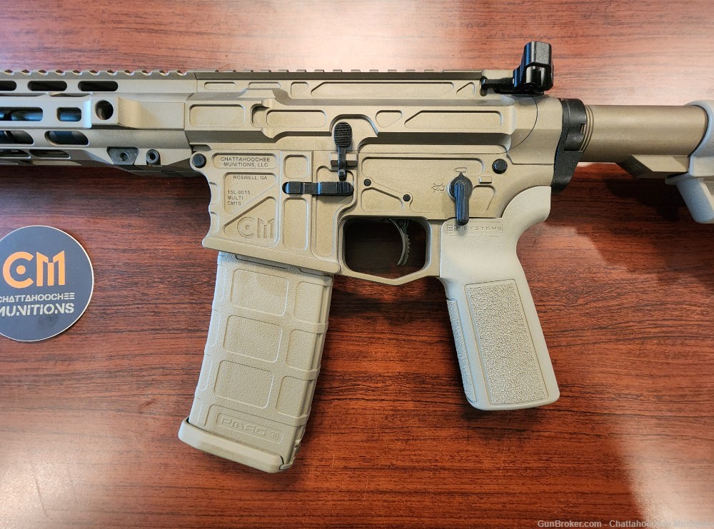 CM15 300 Blackout 14.5" P&W to 16" Rifle Smoked Bronze and FDE-img-10