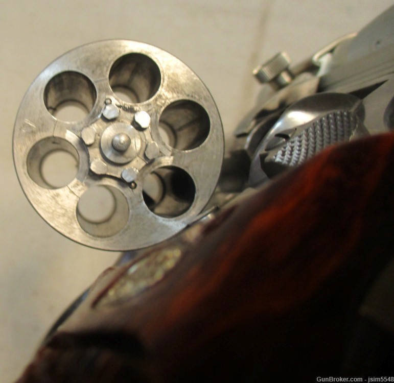 Smith & Wesson 686 DA .357MAG 6RD STS Revolver 8 3/8"  Walnut W/Scope 2X-img-10