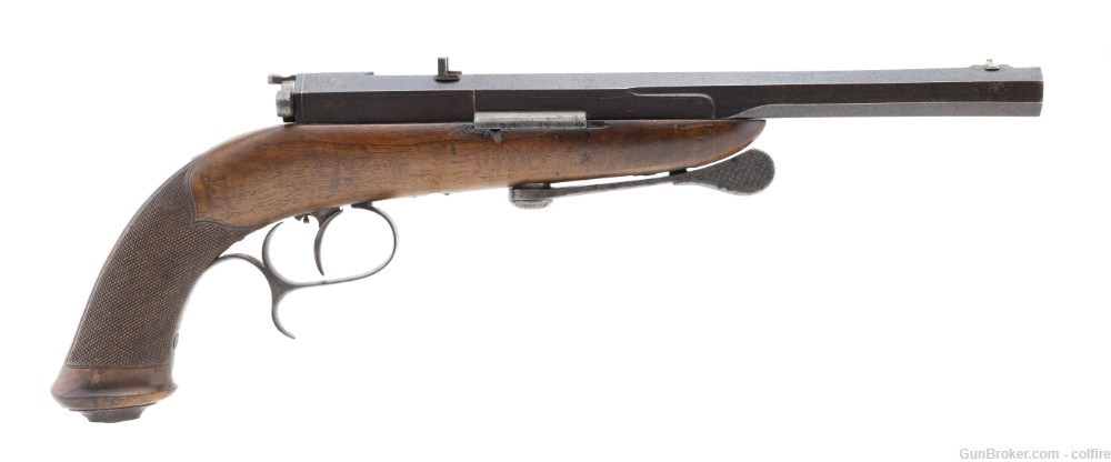 Rare Dreyse Single Shot Needle Fire Pistol (AH6465)-img-1