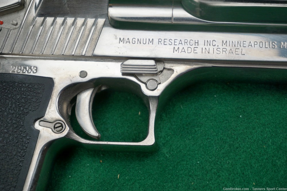 Early Factory Bright Nickel IMI Magnum Research Desert Eagle Mark VII 44mag-img-17