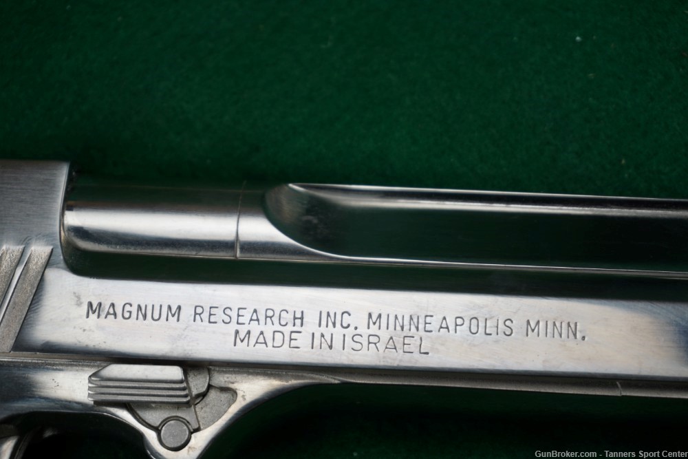 Early Factory Bright Nickel IMI Magnum Research Desert Eagle Mark VII 44mag-img-15