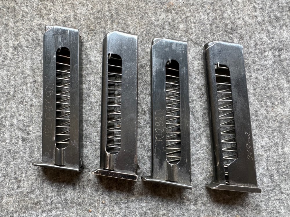 Lot of 4-Combloc 9mm Makarov Magazines-Great 9x18 Surplus Mags-img-0