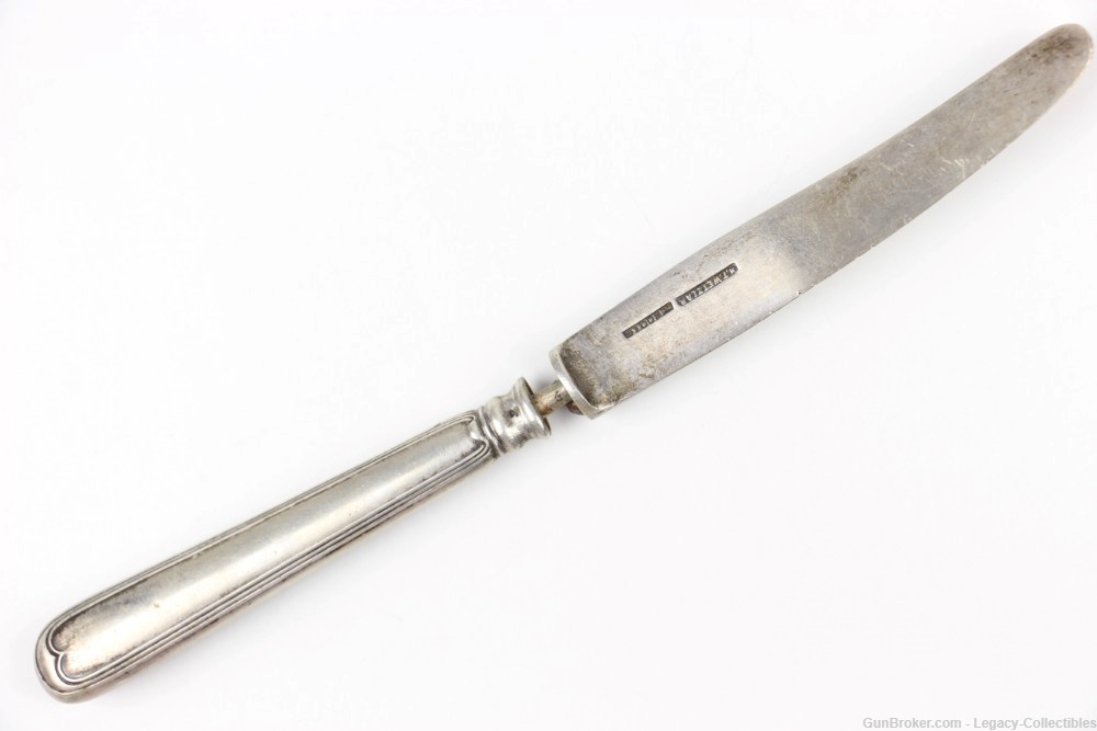 WW1 Imperial German Custom Engraved Utensil Set: Knives & Fork-img-25